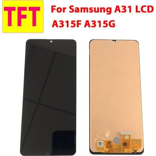 6.4'' TFT For Samsung Galaxy A31 LCD Touch Screen Digitizer Assembly For Samsung SM-A315F SM-A315G Display Can Adjust Brightness