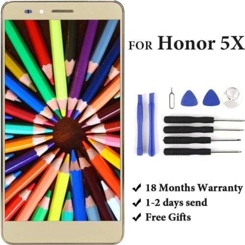 LCD Touch Screen For Honor 5X GR5 Display Good Quality For Huawei Honor Mobile Phone Screen Replacement Assembly Digitizer