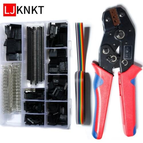 0.1-1mm² Crimping pliers hand tool terminals 2.54mm Dupont connectors crimp pins JST-XH set JST kit Self-Adjusting Ratcheting