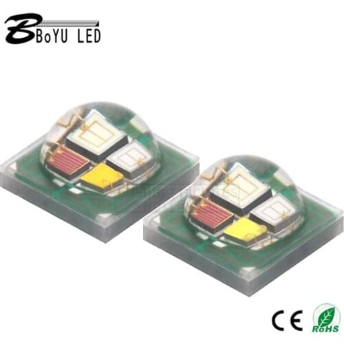 20pcs)High-power 3535 lamp beads Full-color LED lamp beads for stage lights and fountain lights 4WRGBW ceramic lamp beads