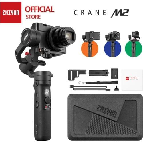 Zhiyun Crane M2 3-Axis Handheld Gimbal Stabilizer for Mirrorless Cameras Smartphones Gopro Stabilizer vs Ronin S