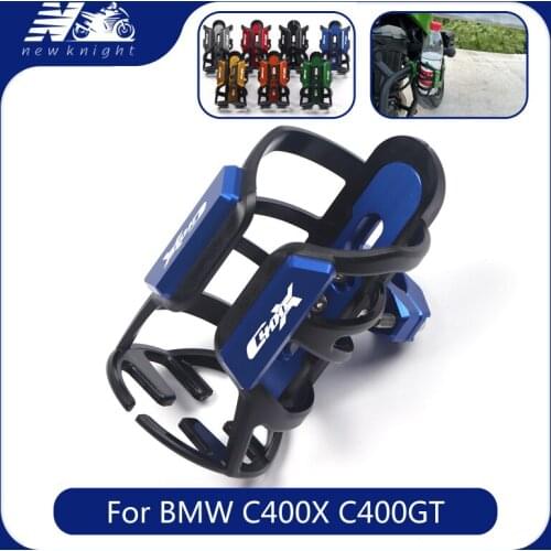 For BMW C400X C400GT C400 X GT Motorcycle Accessories Aluminum Beverage Water Bottle Drink Thermos Cup Handlebar bumper Holder