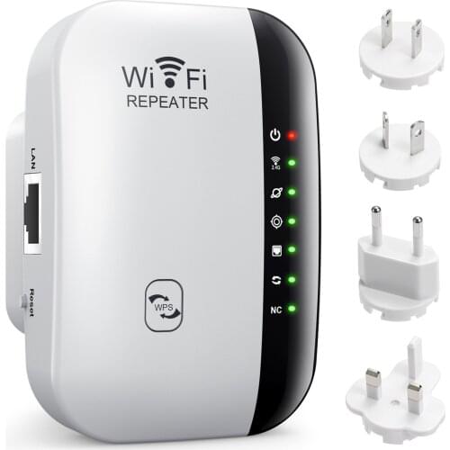 Wireless WiFi repeater 30 meters transmission distance is suitable for home use
