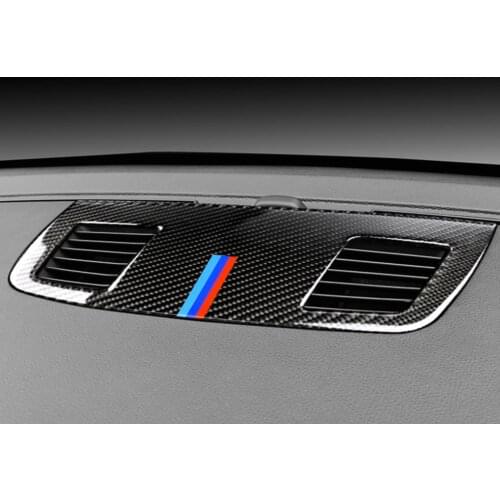 Carbon Fiber Dashboard Air Outlet Vent Frame Cover For BMW 3 Series E90 / E91