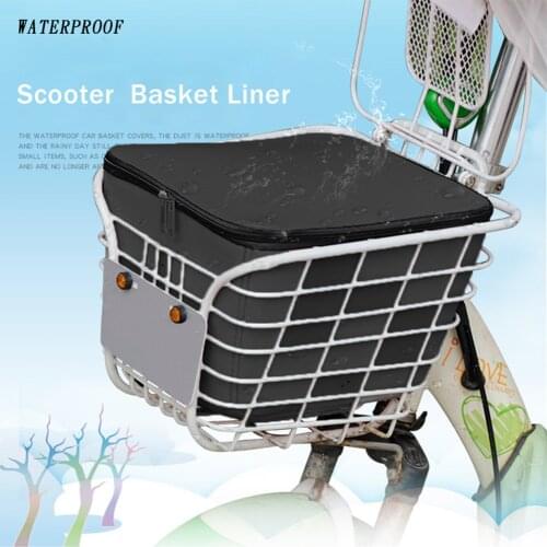Electric Scooter Bike Basket Liner Rainproof Dustproof Shockproof Multi-purpose Bicycle Basket Liner Accessories