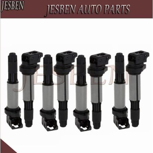 12138657273 8PCS Ignition Coil for BMW F10 F06 F07 550i F11 F12 F13 E70 E71 750I 650I 2009-2017 E66 735Li 2003 NO# 12135A06753