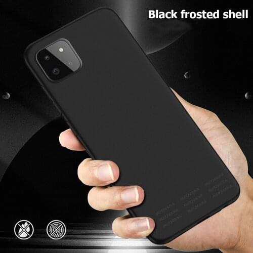 Soft Black Tpu Phone Case For Samsung Galaxy A 72 32 A 52 A42 A12 A22 A 42 A82 S21 Ultra Plus S21 FE Luxury Back Matte Cover