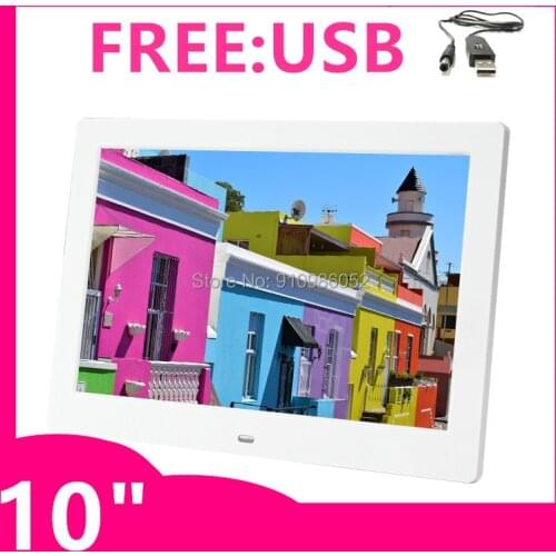 NEW Christmas Gift10 inch Screen LEDBacklight HD 1024*600 Digital Photo Frame Electronic Album Picture Music Movie Full Function