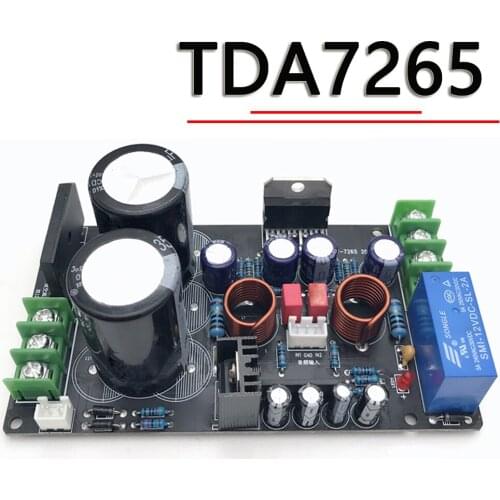 TDA7265 power amplifier board stereo audio power amplifier 2.0 is better than LM1875 speaker power amplifier home theater DIY