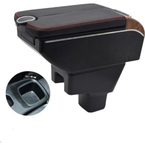 Arm Rest For Sx4 2007-2013 armrest box Double doors open 7USB Centre Console Storage Box Arm Rest