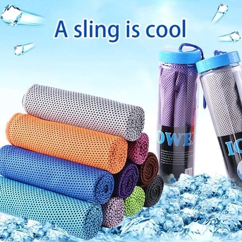 Sport Cooling Towel Microfiber Instant Cool Ice Face Towels for Gym Swimming Yoga Running 30X100Cm Quick-Dry Sweat Towels