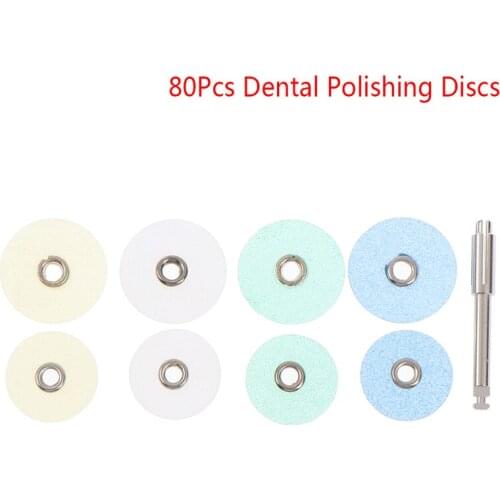 80pcs Dental Supplies Resin Filling Material Dentist Tools Finishing Dental Discs Dental Resin Filling Material Dentist Tools