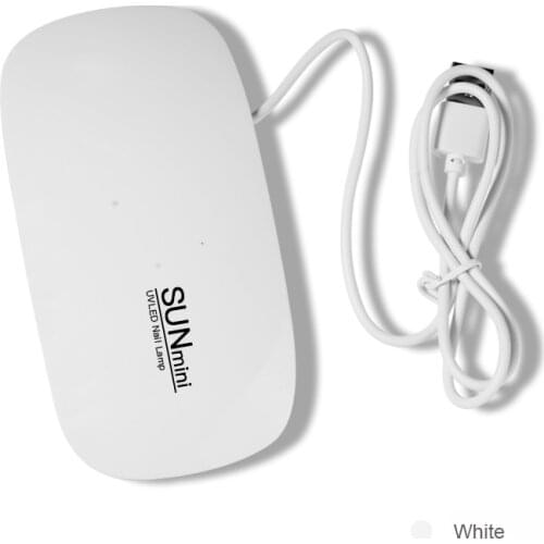 Mouse Shape 6W Nail Lamp LED Light Mini Portable Nail Dryer Gel Nail Art Tool Easy To Operate And One-key To Turn On And Off