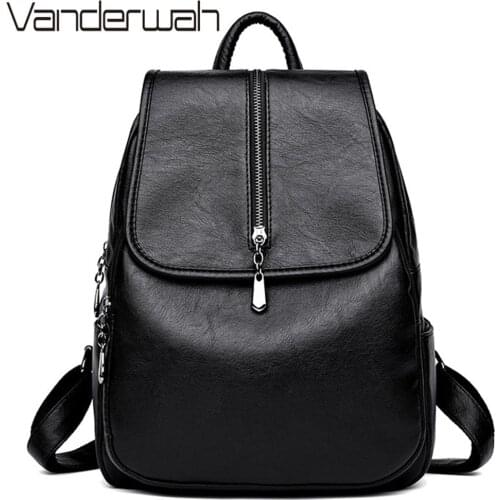 High Quality Women Bag College Wind School Bag Backpack Girl Mochila Women Backpacks Leather Female Travel Shoulder Bag Backpack