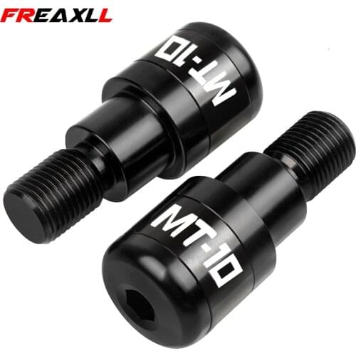Motorcycle Hand Grip Handle Bar End Cap Slider Cover For Yamaha MT10 MT 10 MT-10 2016-2017 16 17 2016 2017