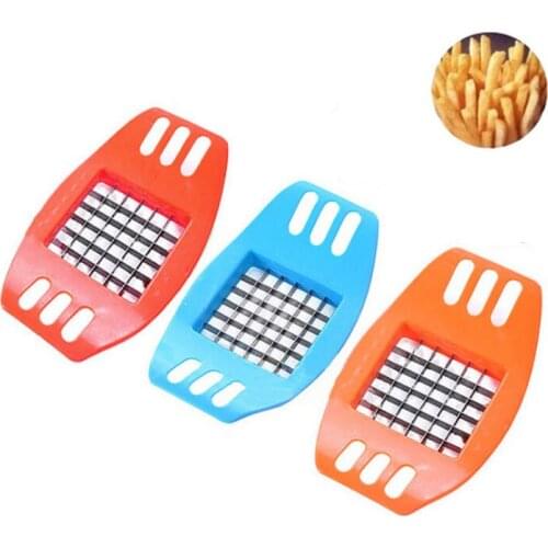 1Pcs Potato Slicer Stainless Steel Vegetable Square Manual Slicer Fries Fruit Chopper Home Kitchen Gadget Accessories Hot New