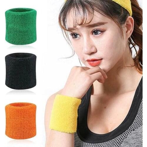 2pcs Fitness Sweat-absorbing Wrist Protector Exercise Towel Running Sweat-wiping Male and Female Wrist Protector Hand Wristband