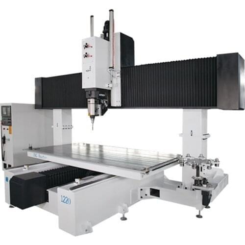 1212 5 axis atc woodworking machines large wood foam statues car mould engraving cnc router