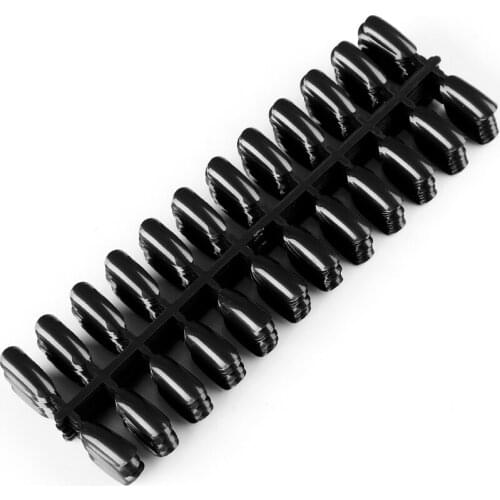 240pcs Nails Art Palette False Nail Tips Nature Clear Black White Nail Art Display Practice Acrylic UV Gel Tool Manicure