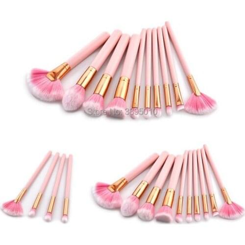 5pcs/set 7pcs/set 10pcs/set Shell Makeup Brushes Professional High Quality Eyes Makeup Brushes Tools Kit F786