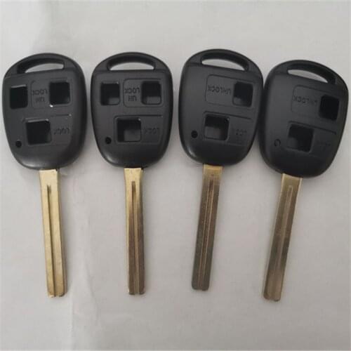 DAKATU Car Key Shell 2/3 Buttons Remote Case for Lexus IS200 RX300 ES300 LS400 GX460 For Toyota CAMRY RAV4 Corolla toy40 Long