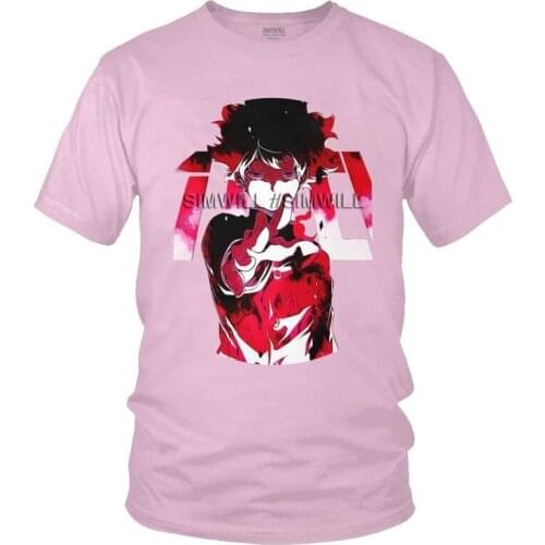 Anime Manga Mob Psycho 100 T-Shirts Men Fashion T Shirt Short Sleeve Teruki Hanazawa Tshirts Cotton Tee Tops Clothing