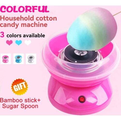 Children Cotton Candy Maker Machine 110v/220v Household Mini Electric Cotton Candy Maker Girl Boy Gift Diy Sweet Candy Machine