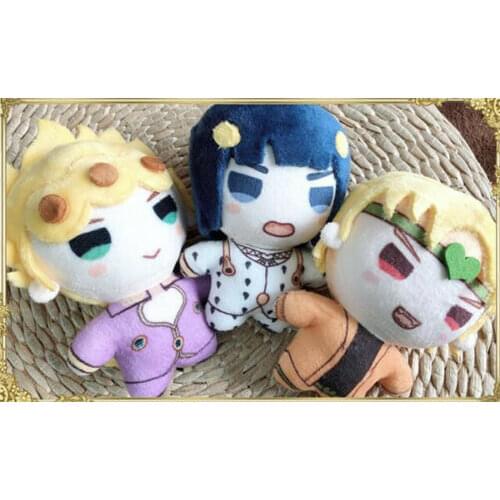 Cosmile JoJos Bizarre Adventure Dio Bucciarati Giorno Giovanna Doll Plush Keychain Gift creative Limited