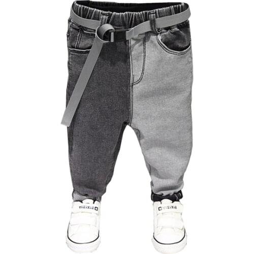 Spring Summer Baby Boys Jeans Pants Kids Clothes Cotton Casual Children Trousers Teenager Denim Boys Clothes 2-7Year