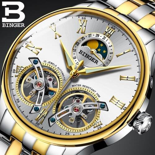 GRMONTRE Mens Stainless Steel Watch