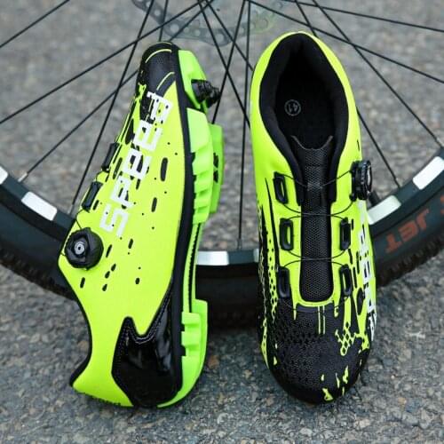 Professional Cycling Shoes Road Self-Locking Non-slip Mountain Bike Sneakers Flat Cleats Sapatilha Ciclismo MTB Cycling Sneakers
