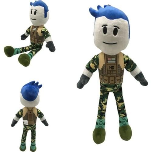 Cartoon Plush Doll Toy Virtual World ROBLOX Boy Plush Toy Doll Game Peripheral Cartoon Doll Birthday Gift Toy 38cm