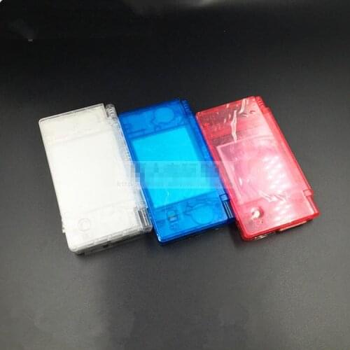 Brand New Clear Blue and Clear Red Housing Case Cover Shell With Buttons For NDSi Console