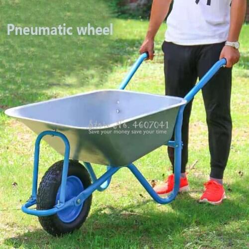 Agricultural unicycle stroller single Pneumatic wheel truck push sand soil garden garbage construction fertilizer Garden Carts