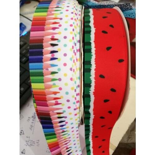 OOOT BAORICT 177191, cartoon grosgrain Ribbon,38MM ,10 yards The tape for Sewing ,DIY Headdress Accessories Handmade material