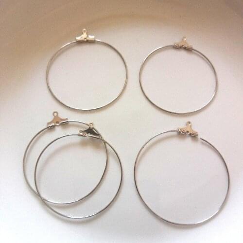 Wholesale 500pcs Super Sexy 40mm Big Circle Hoop Earrings Bijoux Geometric Earrings For Women Diy Fashion Jewelry Accessories