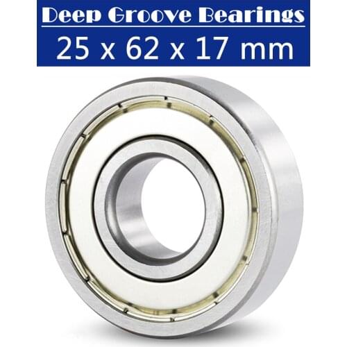 6305ZZ Bearing 25*62*17 mm ABEC-3 ( 1 PCS ) For Blower Vacuums Saw Trimmer Deep Groove 6305 Z ZZ Ball Bearings 6305Z