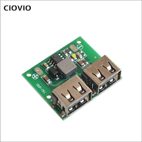 9V 12V 24V to 5V DC-DC Step Down Charger Power Module Dual USB Output Buck Voltage Board 3A Car Charge Charging Regulator 6-26V