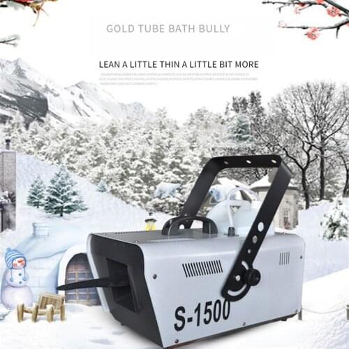 Remoter + Wire control 110V 220V 1500W Snow Machine wedding snow machines professional DJ equipment 100% new