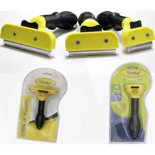 2020 Pet Dog Deshedding Removal Hair Comb For Cat Grooming Brush Tool Hair Clipper Stainless Dog Cat Combs Supplies