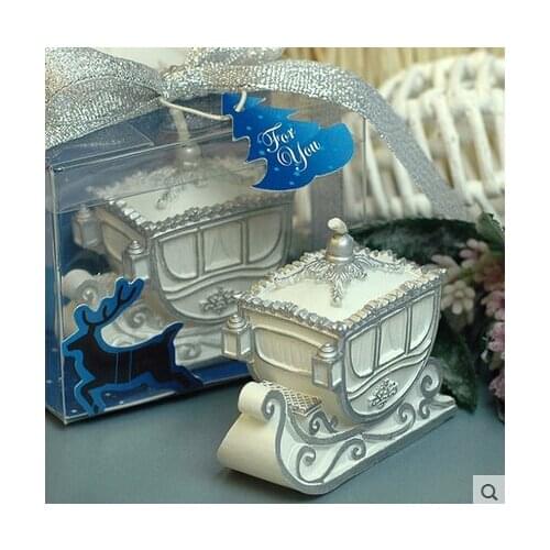 3D Wedding Decoration Silicone Stroller Candle Shaped Car Candles Pram Soap Mold Silicon Sled Candle Mould Silicone Rubber PRZY