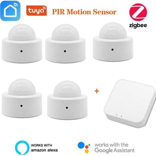 Tuya Motion Sensor Detector Smart Home PIR Human Body Wireless Sensor Alarm System Use With Zigbee Gateway For Alexa Google Home