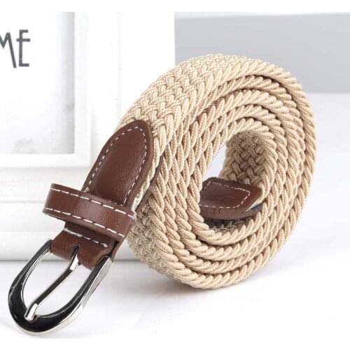 Fabric sport canvas belt woven nylon Training belt military Army tactical belts for girl Jeans casual strap for student
