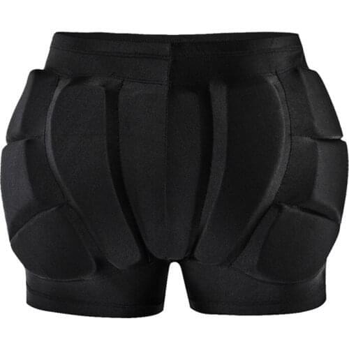 Wosawe Cycling Shorts Hip Protector Breathable Washable Anti-Drop Hip Shorts for Motorcycles Bicycles Skiing Skating