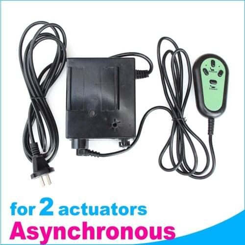 Input AC 100-220V For 2 Linear actuators DC 24V 5A power supply Manual switch controller Electric adapter care bed Asynchronous