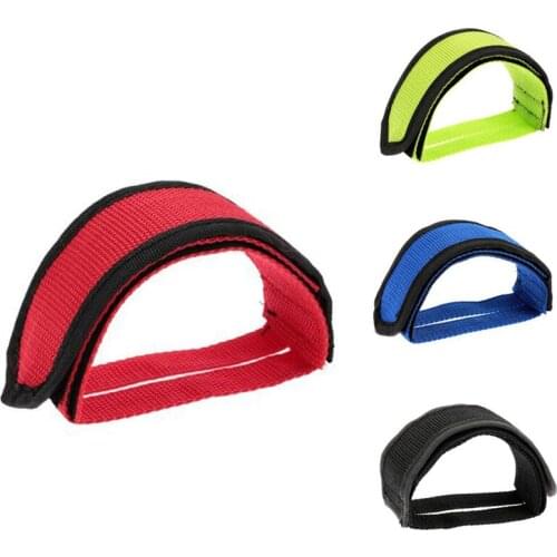 1pair Bicycle Pedal Straps Toe Clip Foot Strap Belt Adhesivel Bicycle Pedal Tape Fixed Gear Nylon Bike Cycling Cover