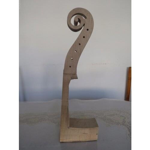 1pcs hand carved maple unfished 6 strings 27" viola da gamba neck