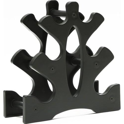 3-Tier PVC Dumbbell Storage Rack Stand For Multilevel Hand Weight Tower Stand For Gym Organization