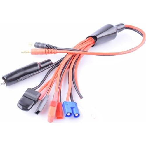 8 in 1 Octopus Convert Wire to 4.0mm Banana Plug for Tamiya Traxxas EC3 Deans Glow stick BEC/JST JR/Futaba