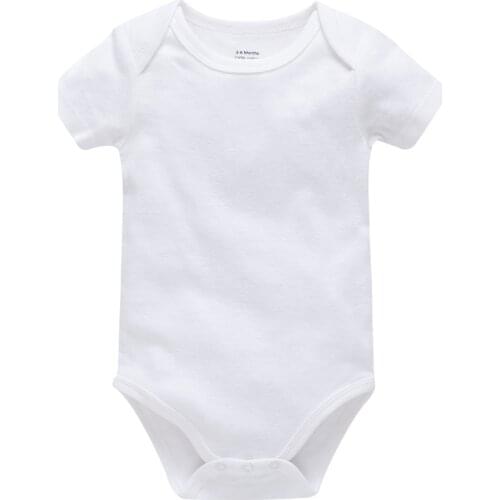 2021 Newborn Baby Bodysuit Short Sleeve Summer Soft Cotton Clothes Cool Print ropa de bebe Overalls Infant 0-12 months Clothing